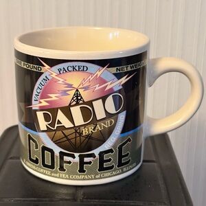 CREATE BY JUST MUGS AD LOGO COFFEE CUP NWOT